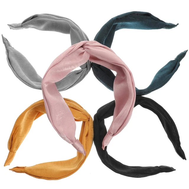5 pièces bandons noués filles bandes têtes mode femmes femmes noeud turban