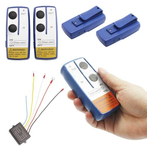 Nuovo telecomando verricello wireless recupero doppio telefono 12 V Volt Regno Unito