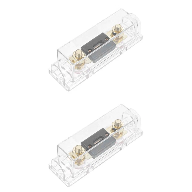 2x Supporto Fusibile Audio Auto Supporto Blocco Fusibili Auto Blocco Distribuzione Auto