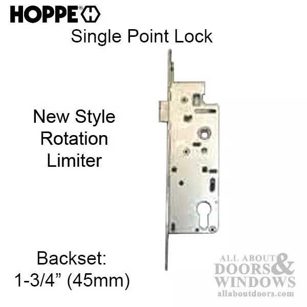 Hoppe Mortise Single Point Lock Rotation Limiter 1 Inch Deadbolt Throw 60/92