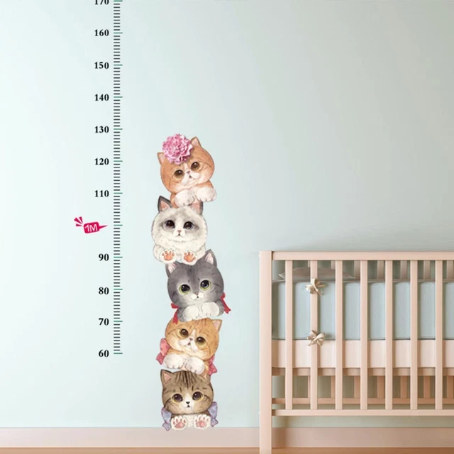 Kid Children Growth Height Chart Measure Wall Sticker Decal for Baby Nursery