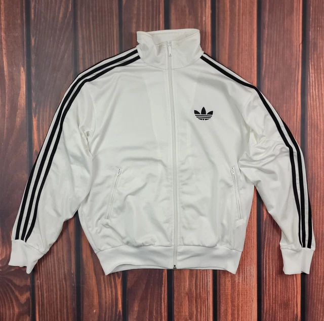 Adidas Original  white track  vinatge  Jacket size M