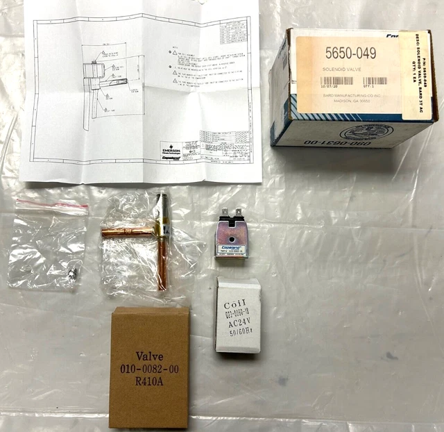 Bard HVAC 5650-049 - Solenoid Valve (NOS)