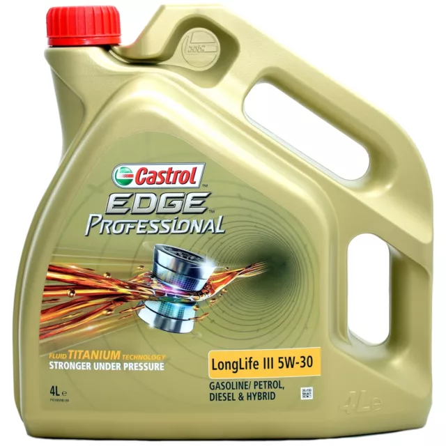 Castrol edge Professional 5W30 5W-30 Huile Moteur Fluid Titane Longlife III 4 L