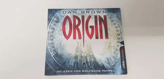 Hörbuch CD " ORIGIN" von Dan Brown, 6 CDs 461 Minuten Laufzeit