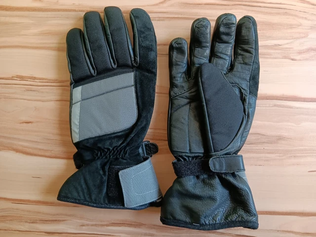 Bikers Gear Storm Winter Handschuhe – Wasserdicht, Winddicht, Mit Thinsulate & Kevlar, Größe M, Schwarz