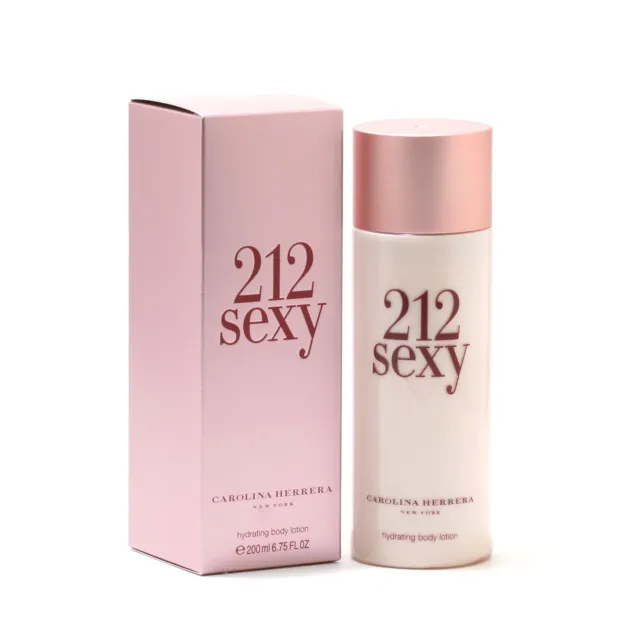 212 Sexy Carolina Herrera Hydrating Body Lotion For Women -6.75 Oz/200 Ml - Rare