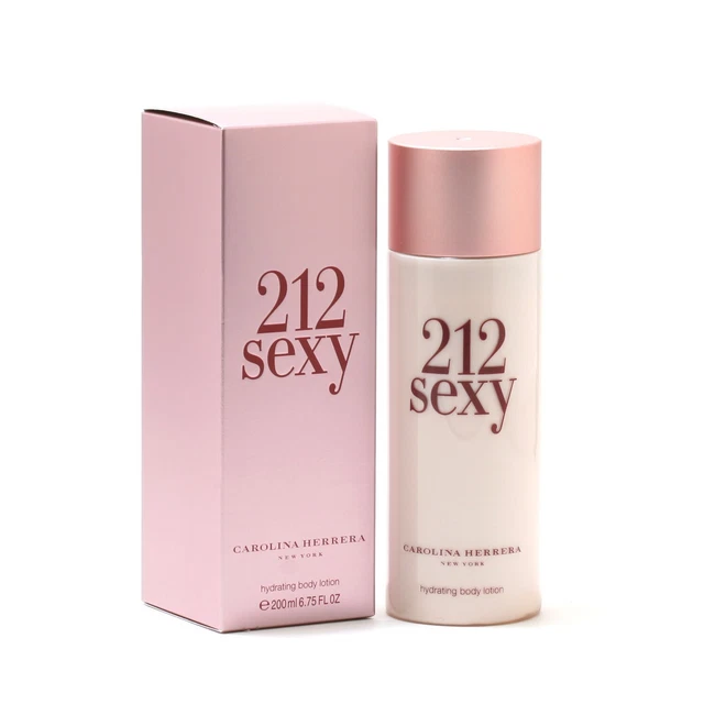 212 Sexy Carolina Herrera Hydrating Body Lotion For Women -6.75 Oz/200 Ml - Rare
