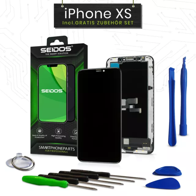 Display für iPhone XS OLED RETINA HDR Bildschirm 3D Touch Screen Schwarz Black