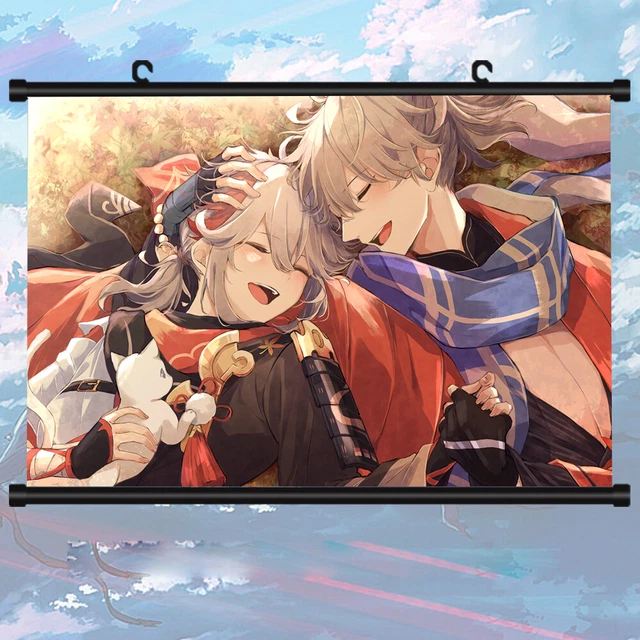Ubephant Poster Genshin Impact Su Tela – Rotolo 70x25 Cm Con Stampa Di Alta Qualità, Decorazione Murale Per Camera Da Letto, Soggiorno, Stanza Degli Anime - 2