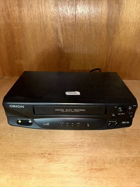 ORION VCR VR0212A VHS Player Digital Auto Tracking Recorder No Remote ...