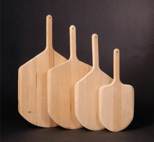 16" x 18" Short Handle (8") Wood Peels  (Case of 6)