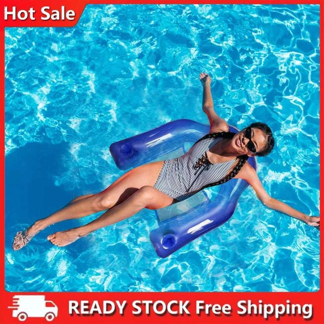 Materassino Gonfiabile Pool Mate 3XL - Letto Galleggiante In Schiuma Per Piscina 178x66 Cm, Blu Bahama - Resistente E Non Affonda