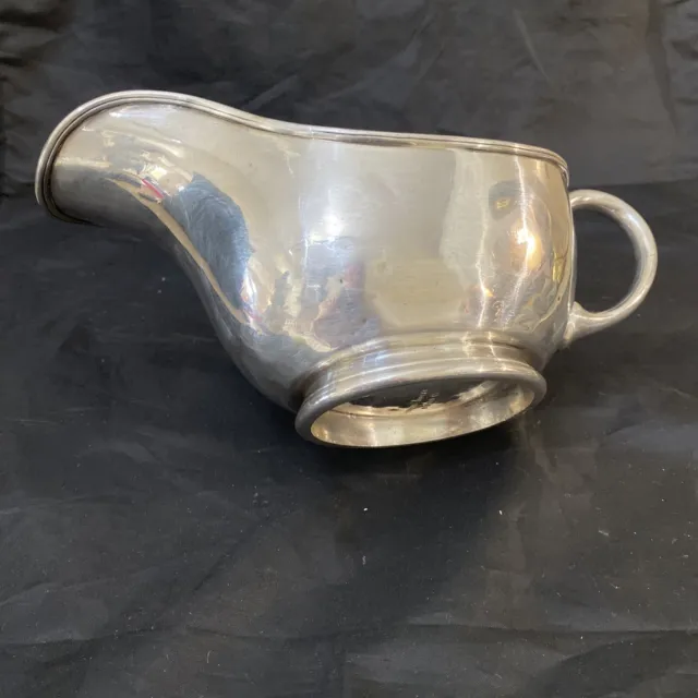 Silver Plated Vintage Eversfield Hotel Gravy boat Or Sauce Boat