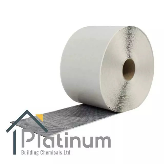 WYKAMOL Mesh Tape | Butyl Fibre Fleece Joint Overtape for Damp Proof Membrane