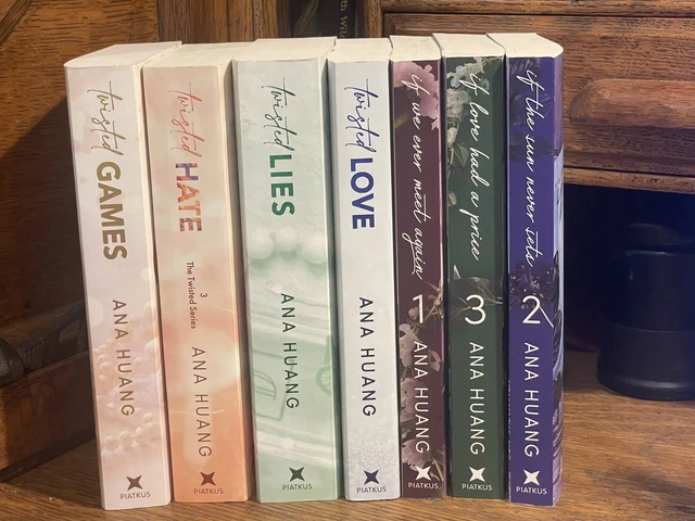 TWISTED & IF Love, series 7 Books Ana Huang: Twisted Lies/Love/Hate