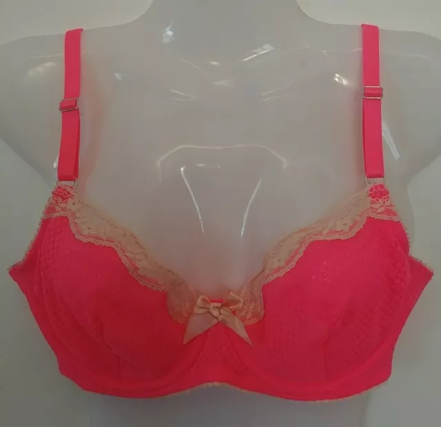 VICTORIA'S SECRET VERY Sexy Blush Pink Mesh Unlined Balconette Bra 36C NWT £ 25.00 - PicClick UK