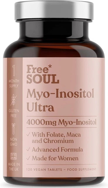 MYO-INOSITOL ULTRA SUPPLEMENT for Women | 4000Mg Myo-Inositol £34.52 ...