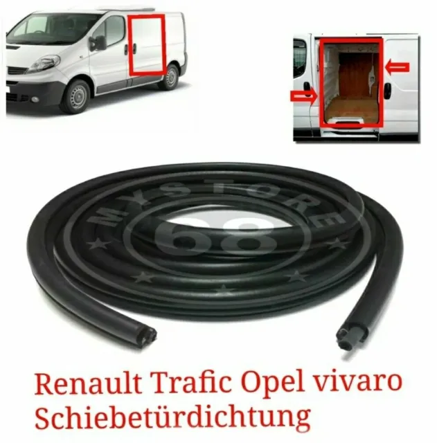Dichtungssatz für Opel Vivaro A 2x Türen Li / Re 1x Heckklappe 1x Schiebetür 2