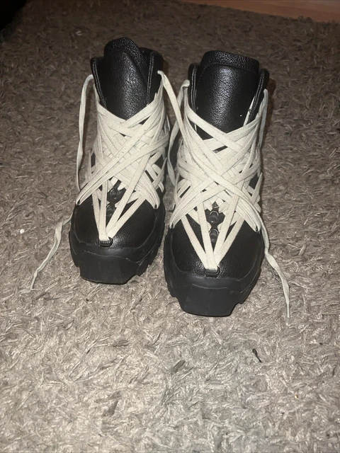 Rick Owens Bozo Tractor Megalace boots