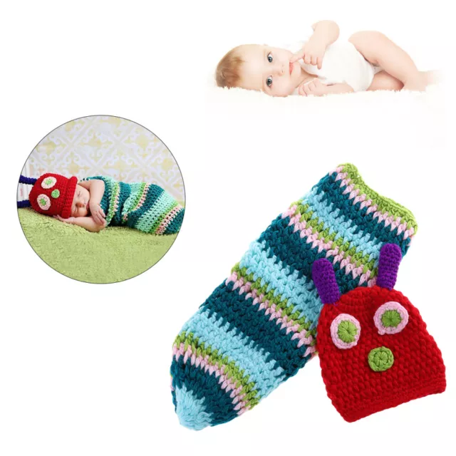 Girl Child Newborn Photography Prop Handmade Crochet Baby Beanie Hat