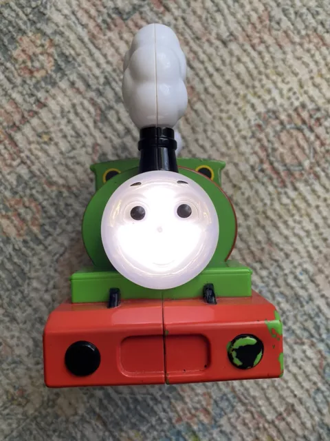 Euc Thomas The Tank Percy Torch Light Up Sounds Talking Green 2009 Mattel