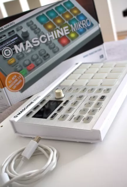 Native Instruments - Maschine Mikro Mk2 Controller (white) 