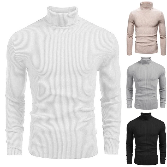 Pull haut homme à manches longues intérieur bureau extérieur taille plus S-3X