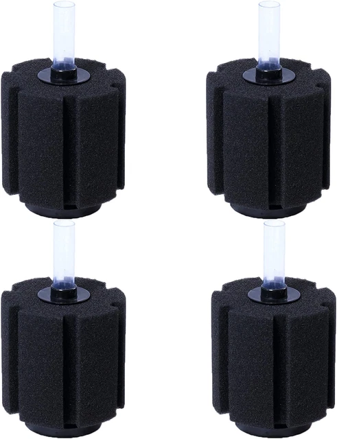 Aquarium Sponge Filter Breeding Fry Betta Shrimp 4Pcs Large up to 10,20,50,60Gal