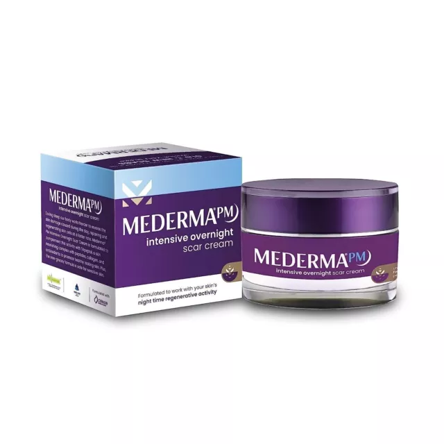 Mederma PM Intensive Overnight Scar Cream Reduces Old & New Scars 30gm