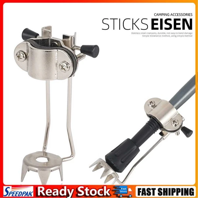 Walking Stick Cane Anti-skid Trekking Pole Cane Tips Non Slip for Mountaineering