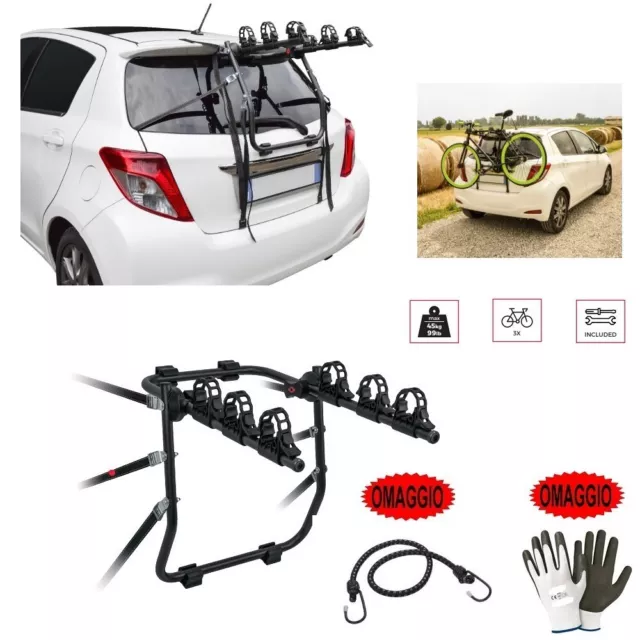 PER Renault Scenic 5p (13-16) PORTABICI POSTERIORE PER 3 BICI