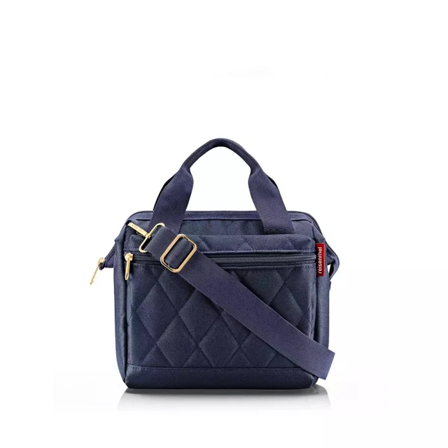 Reisenthel Umhängetasche Allrounder Cross - Variante: Rhombus Midnight Gold