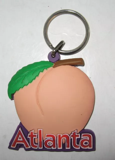 Atlanta Georgia Peach Souvenir Key Chain
