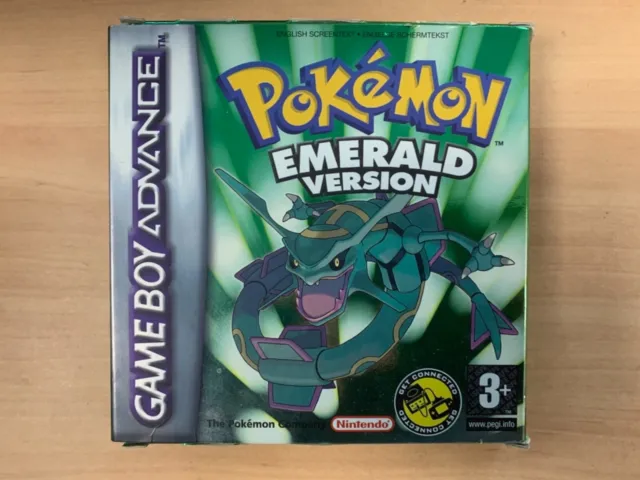 BOX ONLY Pokémon Emerald GBA Gameboy Advance NO GAME