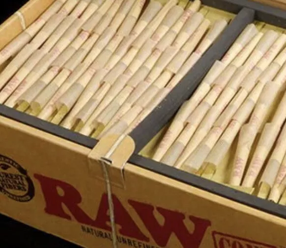 100 PACK RAW Classic 98 special Size Pre-Rolled Cones FREE SHIPPING