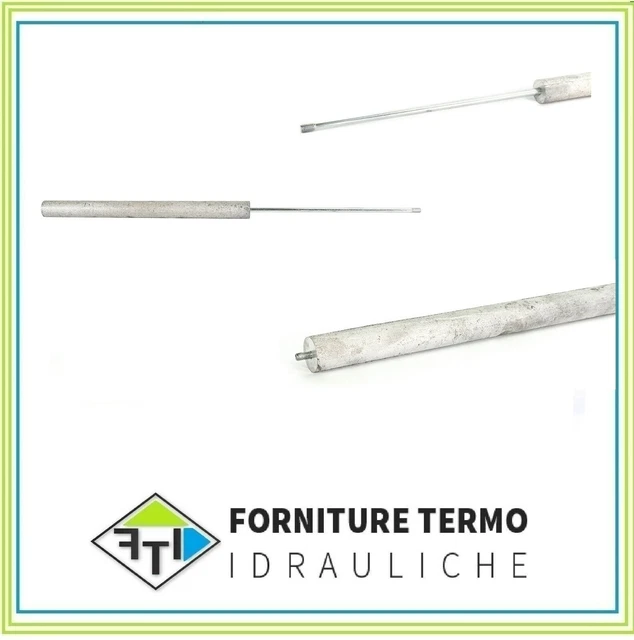 RESISTENZA SCALDABAGNO 1200 W CURVA FLANGIA ATT.ANODO (36.RES12) ANODO