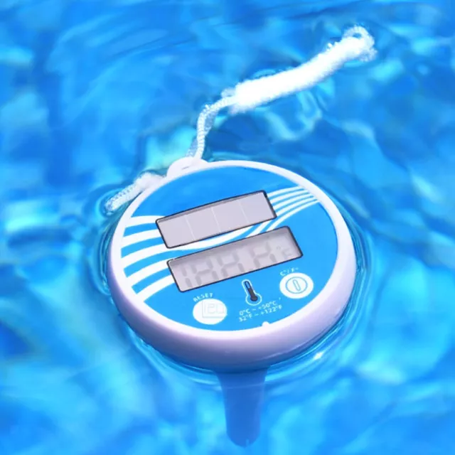 Thermomètre de piscine flottant lecture facile pataugeoire étang à poissons