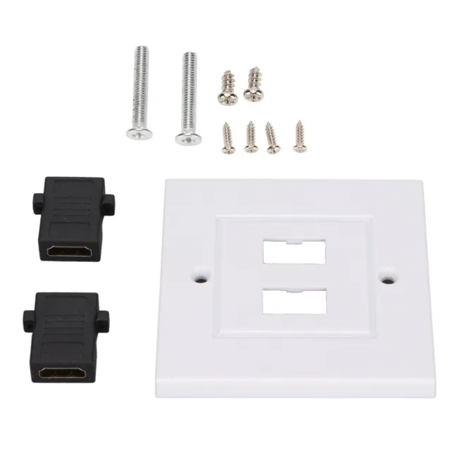 02 015 Video Wall Plate ABS HD Multimedia Interface Extension Coupler 3.4 X