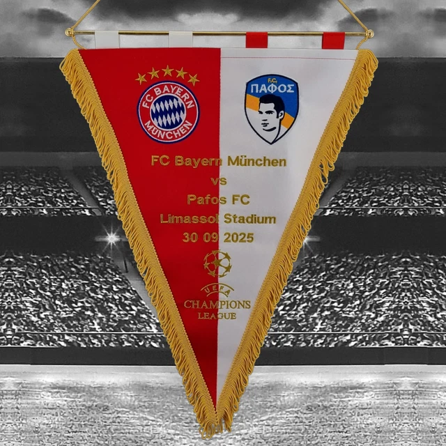 Fanion Vintage Bayern Munich – 1986 – Banderole Club Allemand