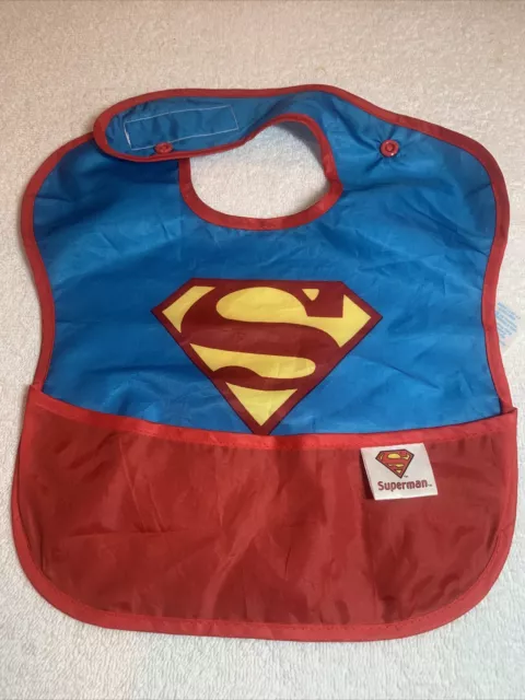 Superman Baby Bib ( One Size) Bumkins Baby (DC Comics) Super Heroes