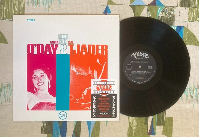 Anita O'Day Cal Tjader LP Time for 2 Japanese Pressing VG++/M-