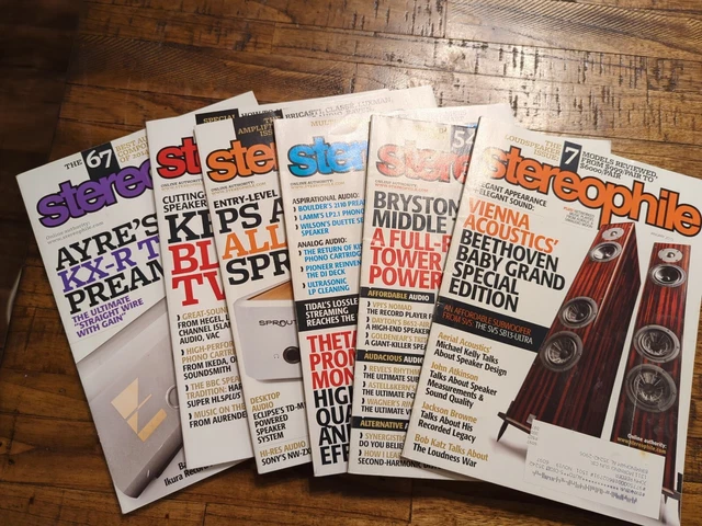 Stereophile Magazine January/February/March/May/June 2015--- December 2014
