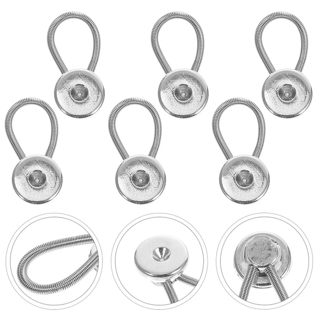 6 Pcs Coat Extender Button Jeans Extender Pants Extender Men Belt