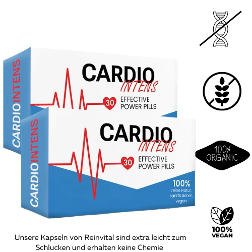 CARDIO PILLEN für BLUTDRUCK:3-FACHE EXTRAKT-KRAFT FÜR HERZ, GEFÄSSE, HOCHDOSIERT