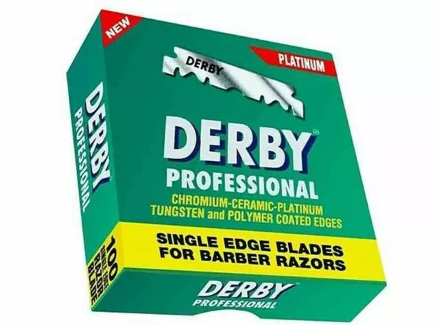 DERBY Professional 100 Rasierklingen auswechselbar für Rasiermesser