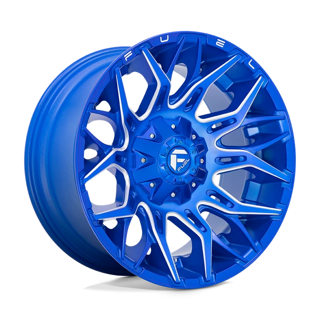 22 INCH BLUE Wheels Rims LIFTED Ford F250 F350 Fuel D770 D77022201747