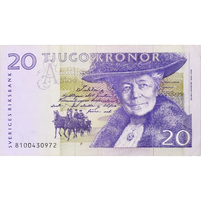 [#149654] Schweden, 20 Kronor, KM:61b, SS