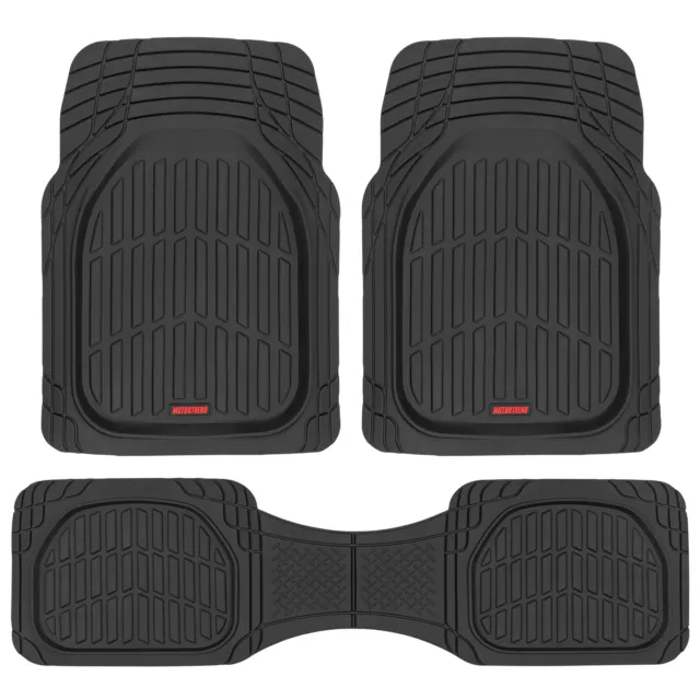 Motor Trend Original FlexTough Deep Dish Car Floor Mats Front Rear All Weather