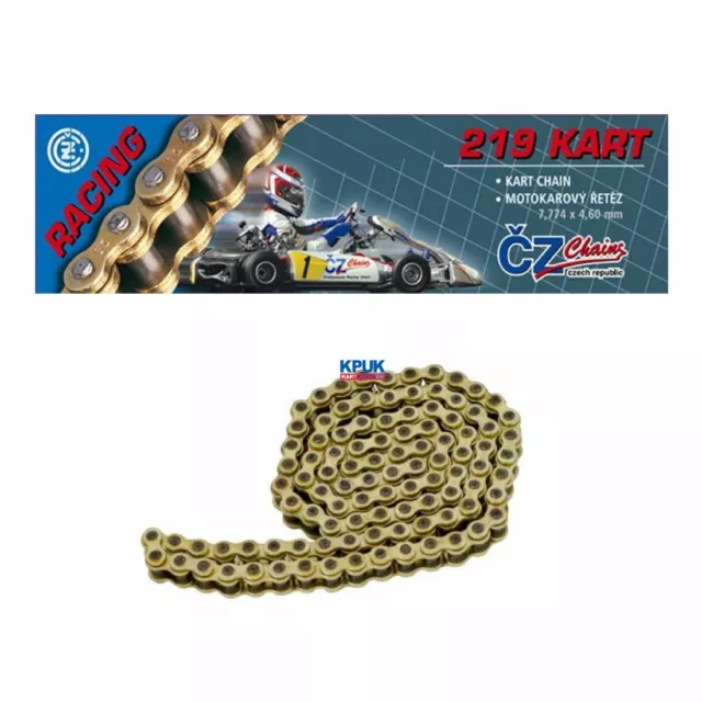 Kart CZ Chain 110 Link CZ Super Chain 219 Pitch Karting Brand New Kart Parts UK